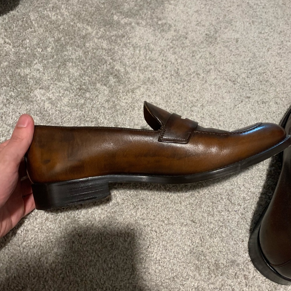 Men's Brown Leather Loafers